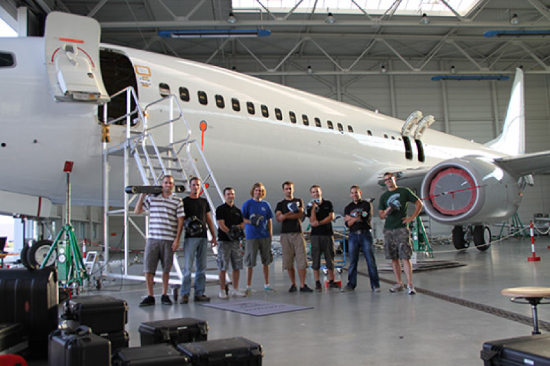 Jet Aviation使用3D量測工具對波音飛機內部逆向建模 Jet Aviation使用3D量測工具對波音飛機內部逆向建模